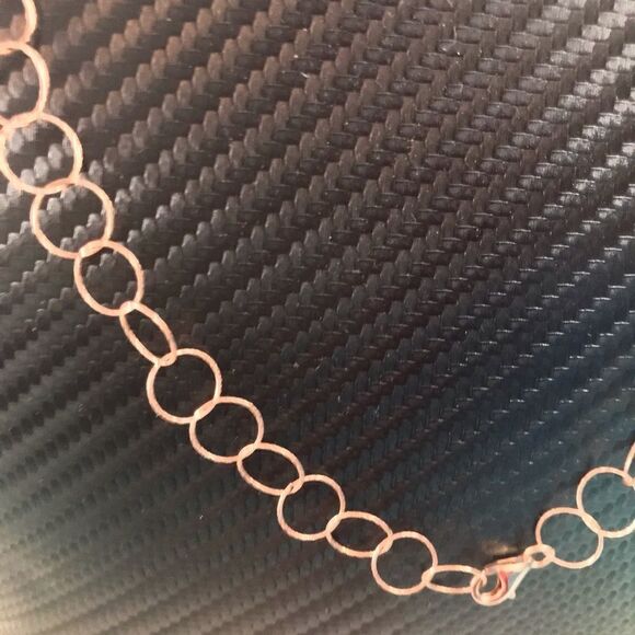 Copper Chain link necklace - Picture 5 of 7